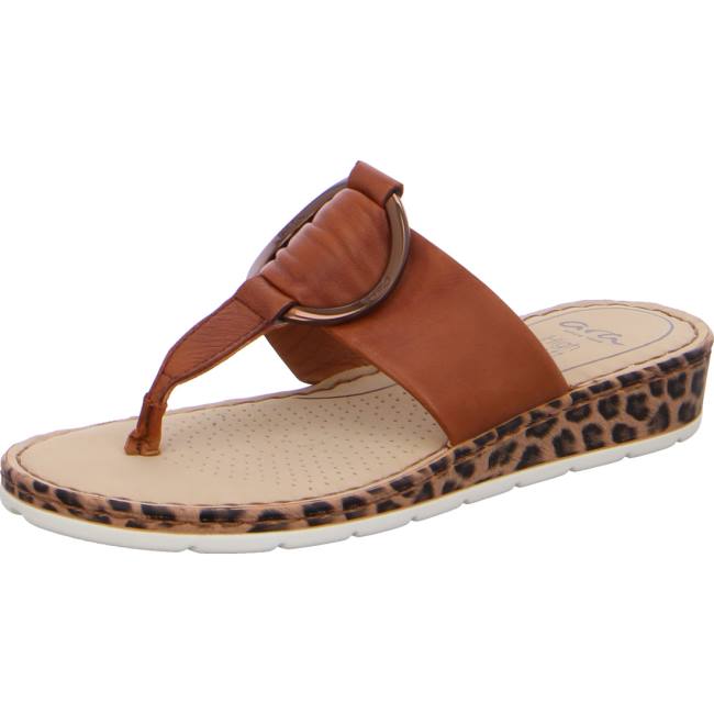 Mules Ara Positano Cognac Donna Marroni | ARA251UVJ