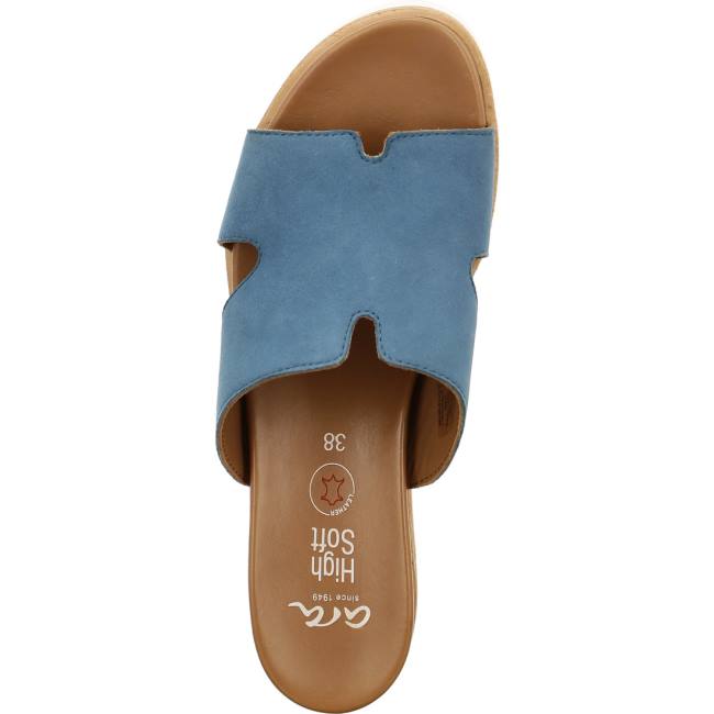 Mules Ara Valencia Capri Donna Blu | ARA614GRX