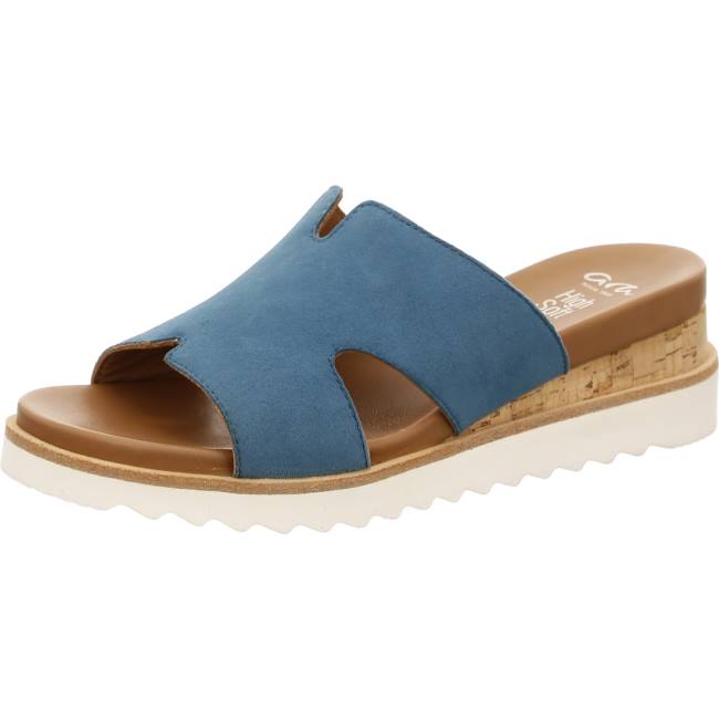 Mules Ara Valencia Capri Donna Blu | ARA614GRX