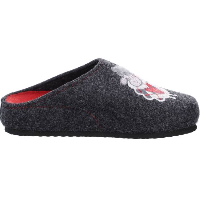 Pantofole Ara Cosy Anthracite Donna Grigie | ARA780NPG