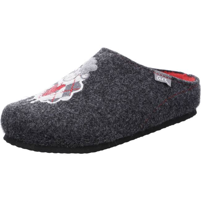 Pantofole Ara Cosy Anthracite Donna Grigie | ARA780NPG