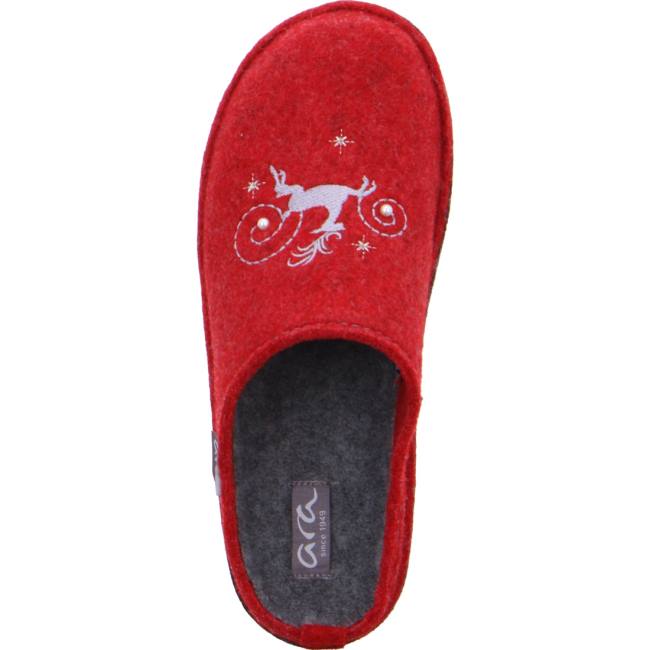 Pantofole Ara Cosy Donna Rosse | ARA496MBZ