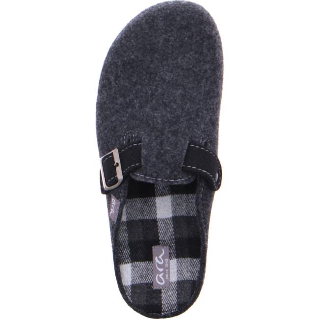 Pantofole Ara Cosy Uomo Grigie | ARA457NSQ