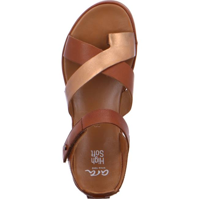 Sandali Ara Dubai Cognac Donna Marroni | ARA172EFT