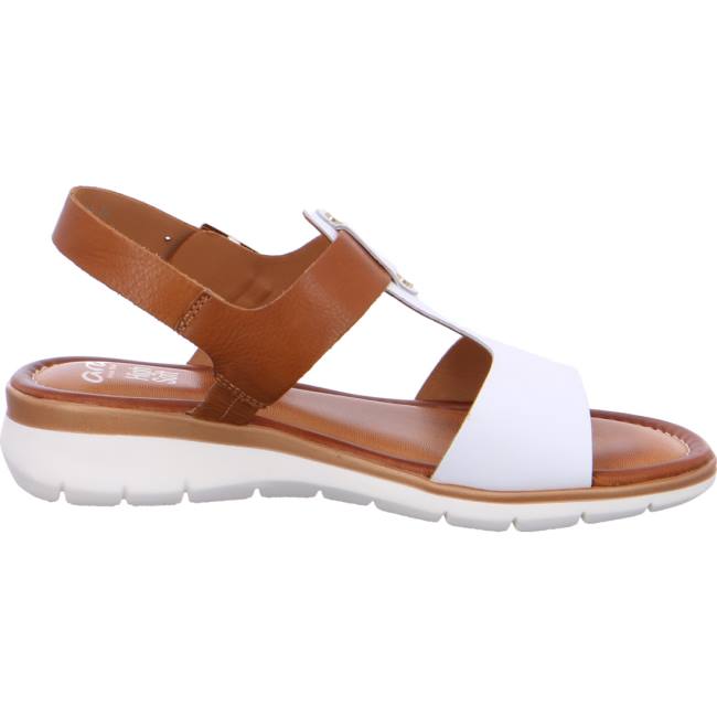 Sandali Ara Kreta Cognac-white Donna Bianche | ARA625YPJ