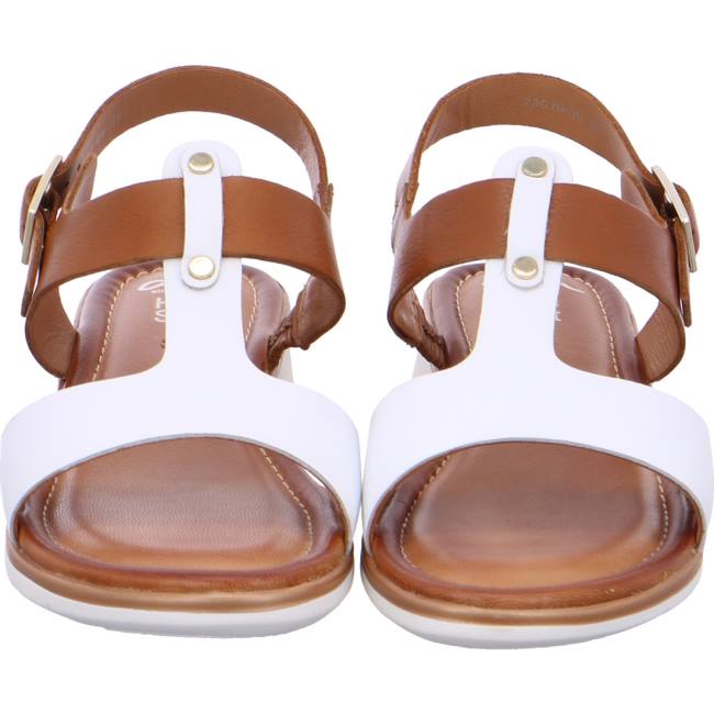 Sandali Ara Kreta Cognac-white Donna Bianche | ARA625YPJ