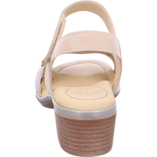 Sandali Ara Tacco Lugano Camel Donna Beige | ARA164ZVD