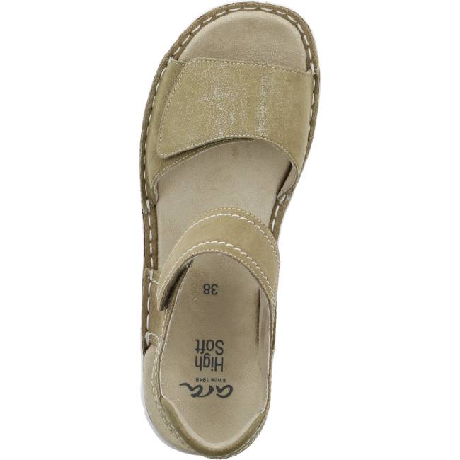 Sandali Ara Tampa Khaki Donna Verdi | ARA016ZTL