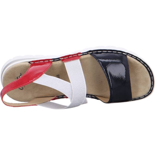 Sandali Ara Tampa Navy Rosso Donna Bianche Nere Rosse | ARA654AXY