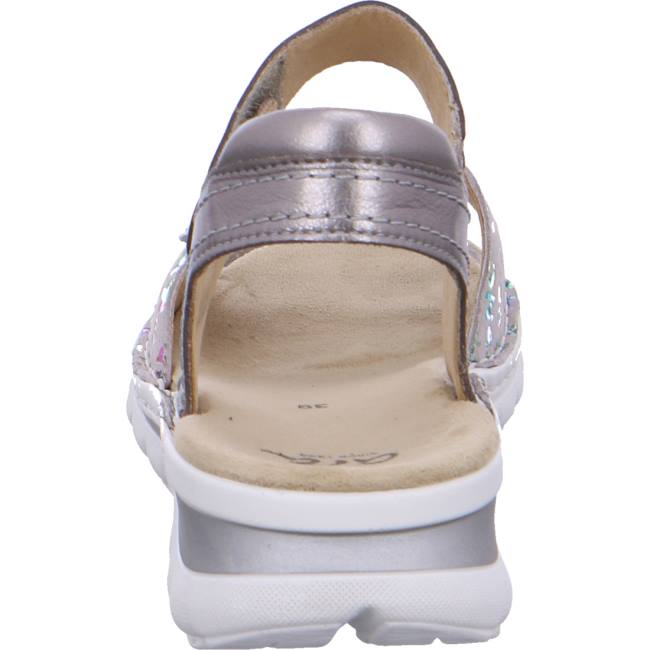 Sandali Ara Tampa Silver-grey Donna Grigie | ARA537AVW