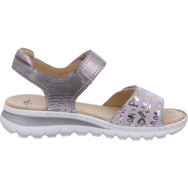 Sandali Ara Tampa Silver-grey Donna Grigie | ARA537AVW