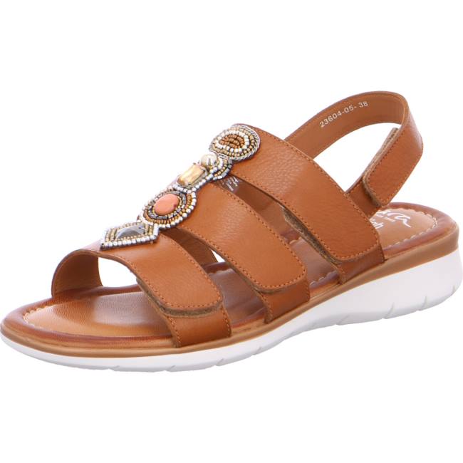 Sandali Ara Wedge Kreta Cognac Donna Marroni | ARA391SIM