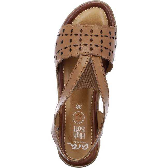 Sandali Ara Wedge Kreta Cognac Donna Marroni | ARA634BMI