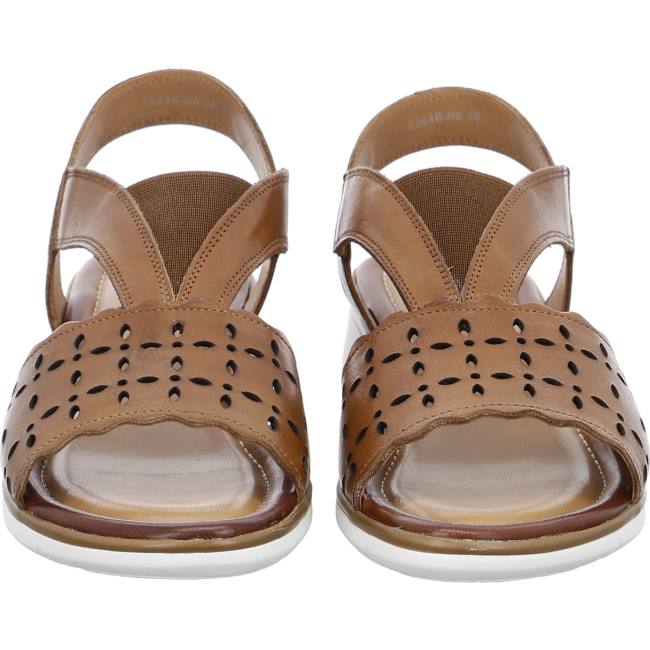 Sandali Ara Wedge Kreta Cognac Donna Marroni | ARA634BMI