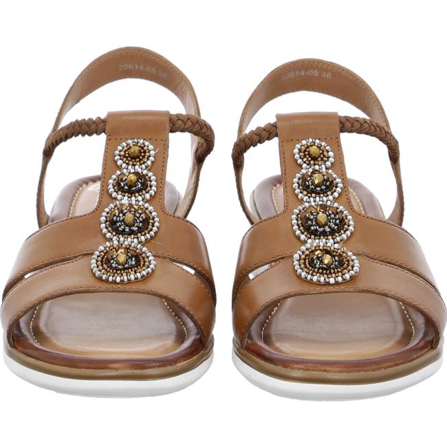 Sandali Ara Wedge Kreta Cognac Donna Marroni | ARA730UHS