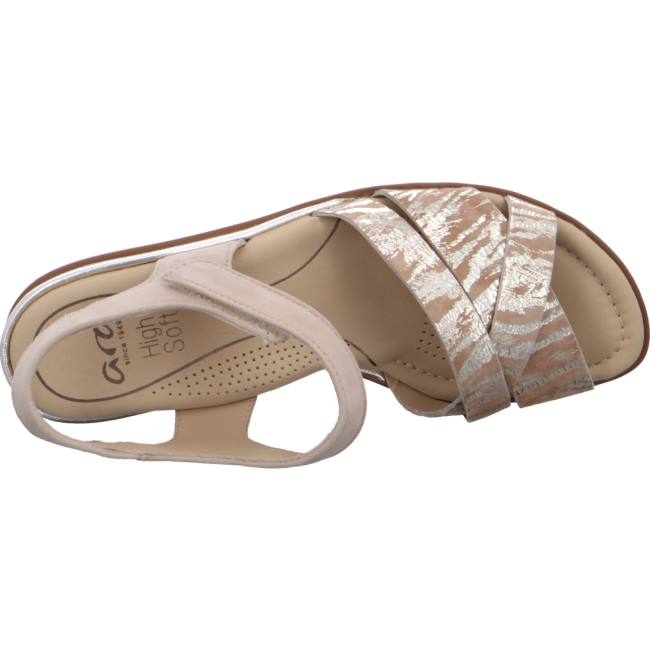 Sandali Ara Wedge Lugano Donna Beige | ARA172FWY