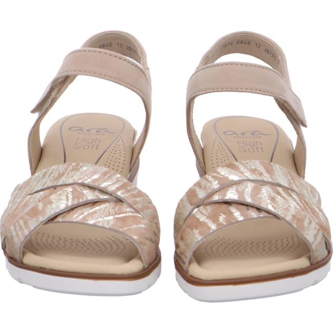 Sandali Ara Wedge Lugano Donna Beige | ARA172FWY