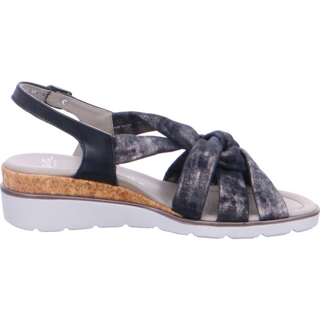 Sandali Ara Wedge Lugano Donna Blu | ARA891ITE