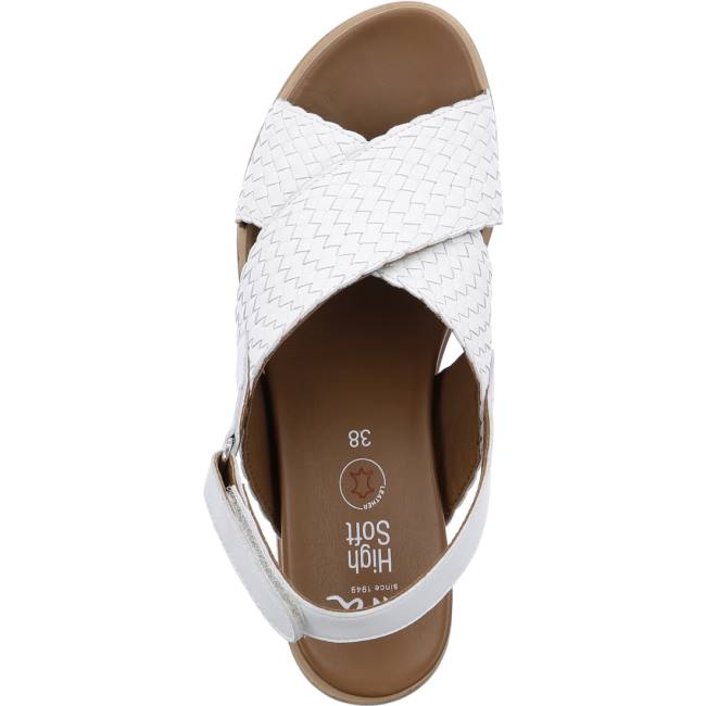 Sandali Ara Wedge Valencia Donna Bianche | ARA421JEQ