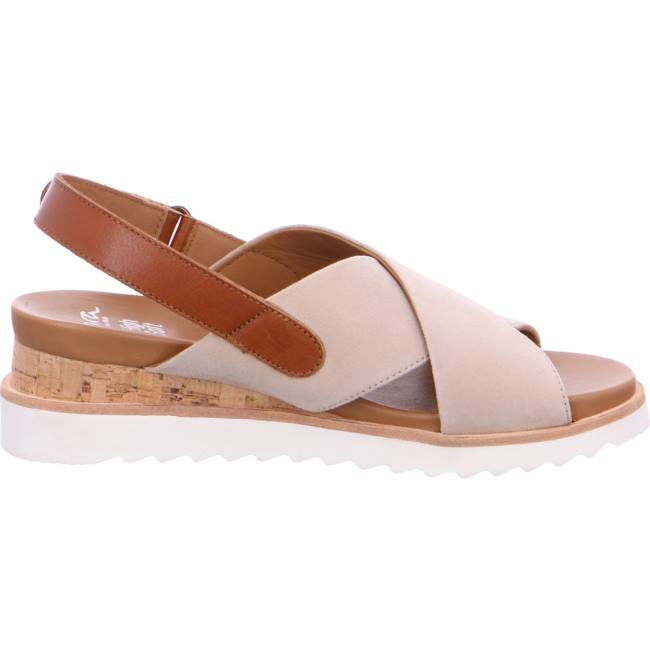 Sandali Ara Wedge Valencia Sand Donna Beige | ARA578TYR