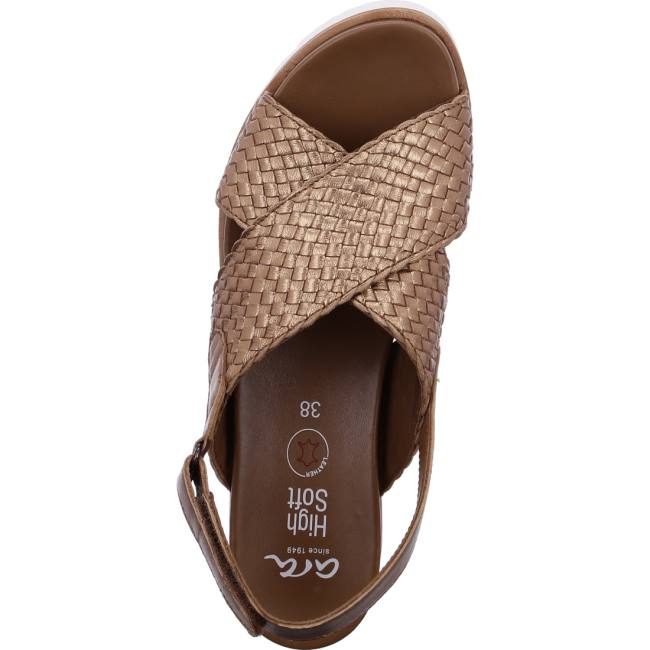 Sandali Ara Wedge Valencia Whisky Donna Marroni | ARA952GNW