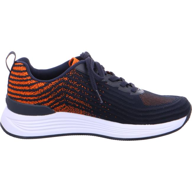 Scarpe Da Ginnastica Ara Chicago Orange Uomo Blu | ARA431XWQ