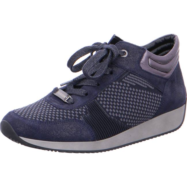 Scarpe Da Ginnastica Ara High Top Lissabon Donna Blu | ARA783QJL