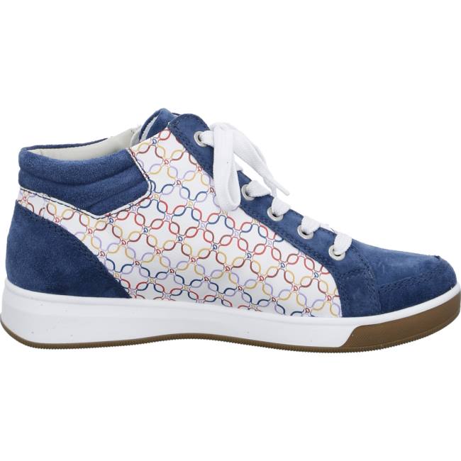 Scarpe Da Ginnastica Ara High Top Rom Capri Multi Donna Blu | ARA614LNX