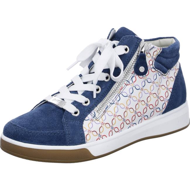 Scarpe Da Ginnastica Ara High Top Rom Capri Multi Donna Blu | ARA614LNX