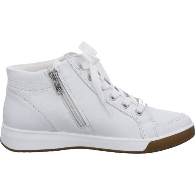 Scarpe Da Ginnastica Ara High Top Rom Donna Bianche | ARA082JWT