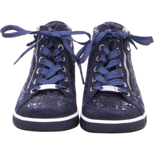 Scarpe Da Ginnastica Ara High Top Rom Navy Donna Blu | ARA214PEU