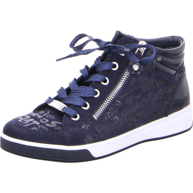 Scarpe Da Ginnastica Ara High Top Rom Navy Donna Blu | ARA214PEU