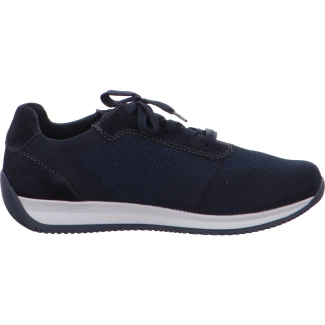 Scarpe Da Ginnastica Ara Lisboa Uomo Blu | ARA876VWN