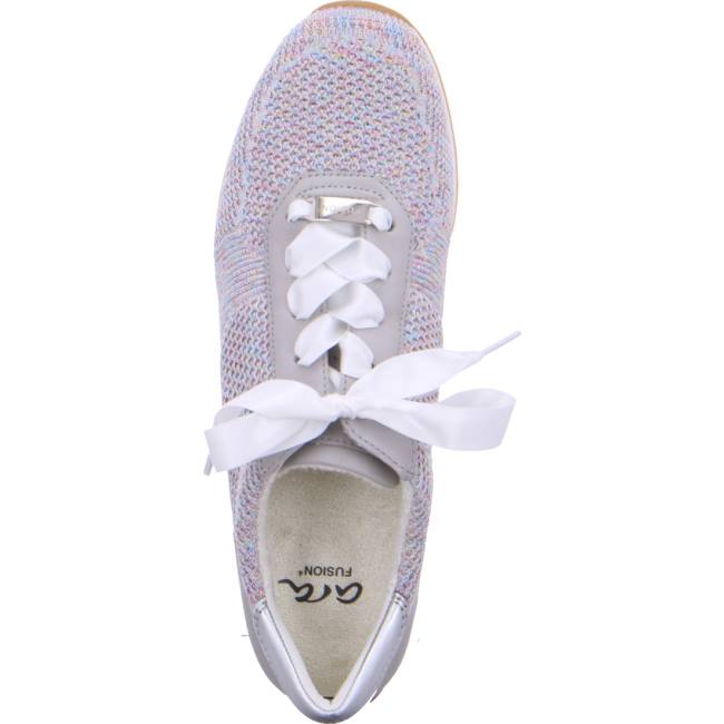 Scarpe Da Ginnastica Ara Lissabon Candy-white Donna Grigie Bianche | ARA450HDP