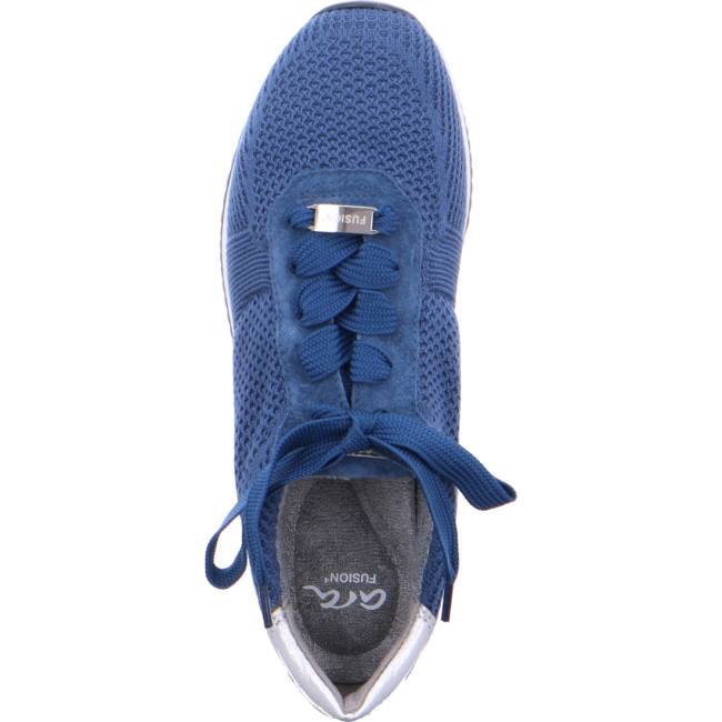 Scarpe Da Ginnastica Ara Lissabon Capri Silver Donna Blu | ARA240IAK