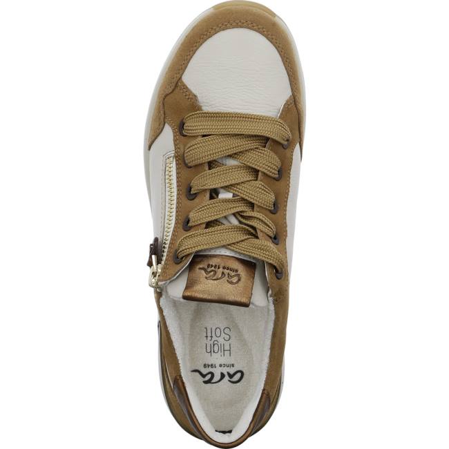 Scarpe Da Ginnastica Ara Nwhite Sand Donna Beige | ARA491GQF