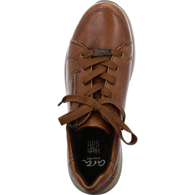 Scarpe Da Ginnastica Ara Osaka Cognac Donna Marroni | ARA058OQX