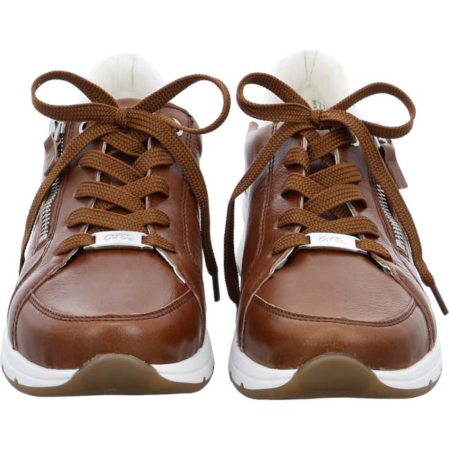 Scarpe Da Ginnastica Ara Osaka Cognac Donna Marroni | ARA819JXN