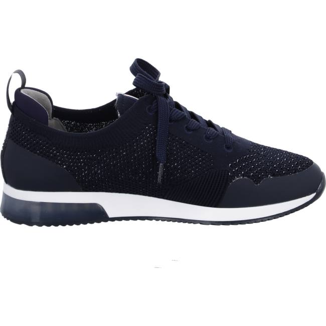 Scarpe Da Ginnastica Ara Pizzo-up Lissabon Donna Blu | ARA017CMR