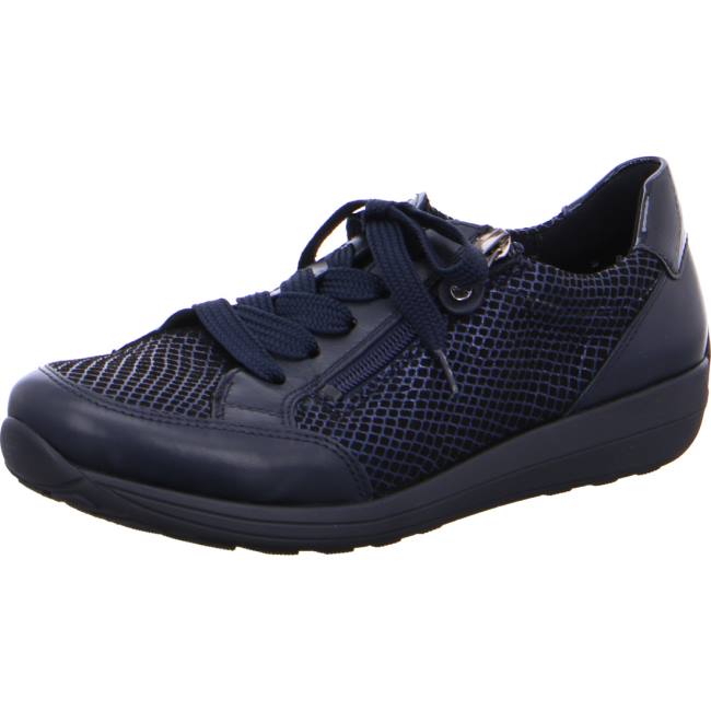 Scarpe Da Ginnastica Ara Pizzo-ups Merano Donna Blu | ARA024KHO