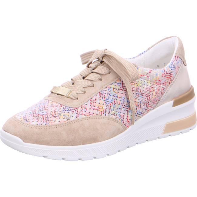 Scarpe Da Ginnastica Ara Pizzo-ups Neapel Sand Multi Donna Beige | ARA390DWS