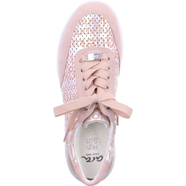 Scarpe Da Ginnastica Ara Pizzo-ups Neapel Powder Donna Rosa | ARA564HOL