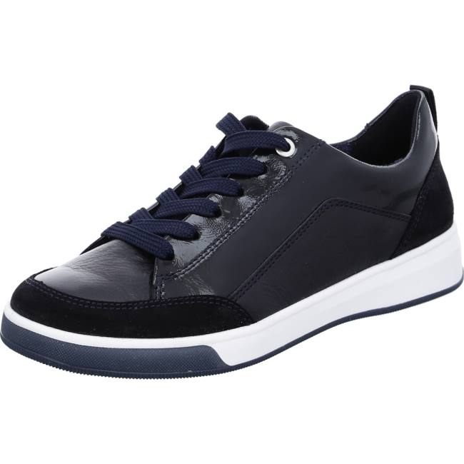 Scarpe Da Ginnastica Ara Pizzo-ups Rom Donna Blu | ARA290TQR