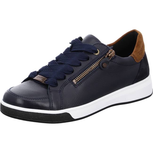 Scarpe Da Ginnastica Ara Pizzo-ups Rom Donna Blu | ARA689AGO