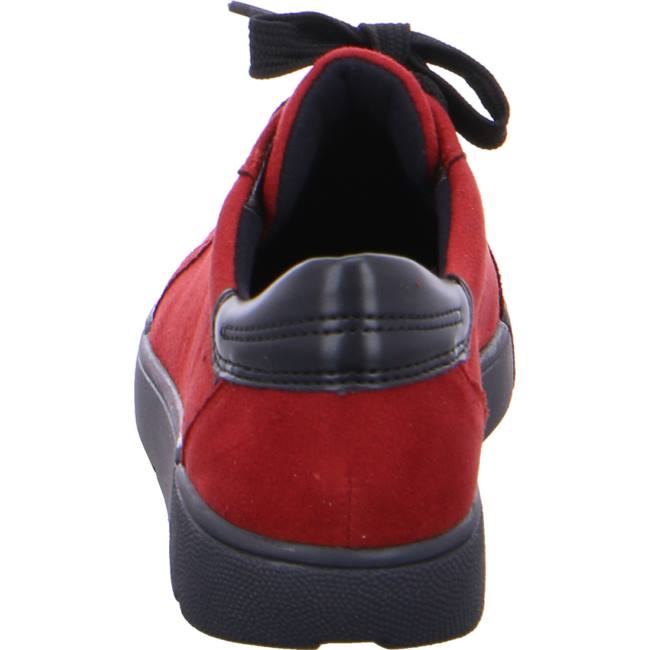 Scarpe Da Ginnastica Ara Pizzo-ups Rom Donna Rosse | ARA693MIL