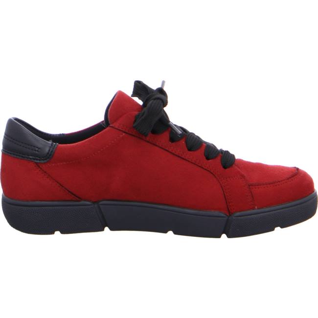 Scarpe Da Ginnastica Ara Pizzo-ups Rom Donna Rosse | ARA693MIL