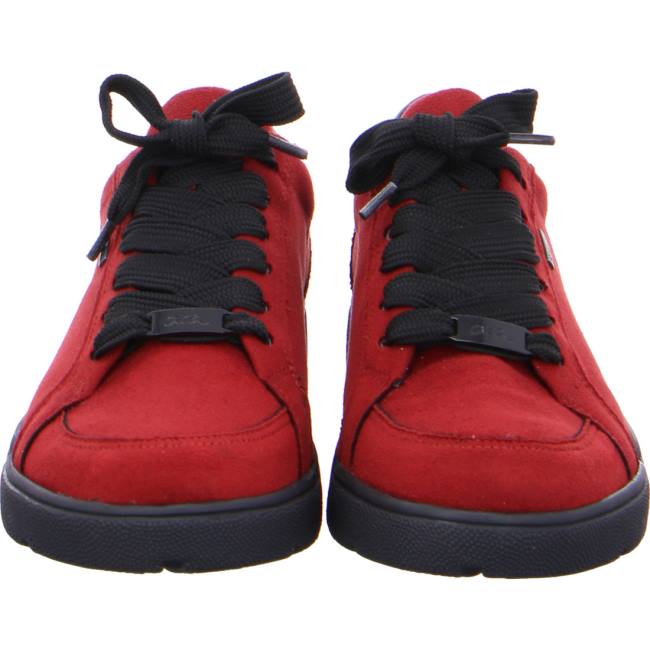 Scarpe Da Ginnastica Ara Pizzo-ups Rom Donna Rosse | ARA693MIL