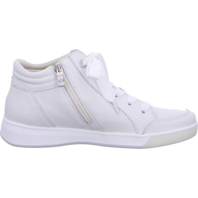 Scarpe Da Ginnastica Ara Pizzo-ups Rom Donna Bianche | ARA719WUT