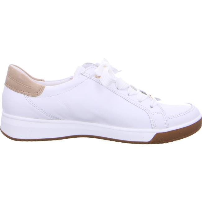 Scarpe Da Ginnastica Ara Pizzo-ups Rom Donna Bianche | ARA879QCN