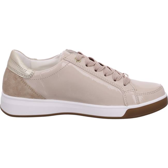 Scarpe Da Ginnastica Ara Pizzo-ups Rom Nude Donna Beige | ARA318SHK